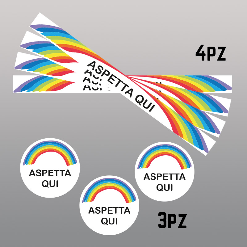 Adesivi per pavimenti - Covid19 - Tipografia Printart Service -  Comunicazione Grafica & Stampa - Cervia