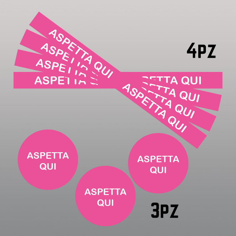 Adesivo Pavimento COVID-19 Mantenere la distanza 2 - Spagnolo